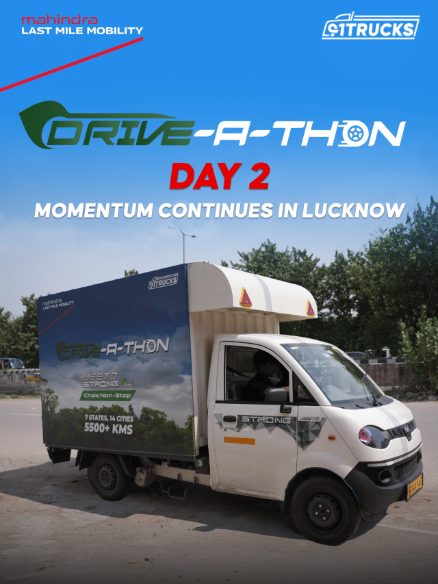 Drive-a-thon Day 2: Mahindra Jeeto Strong CNG Reaches Lucknow